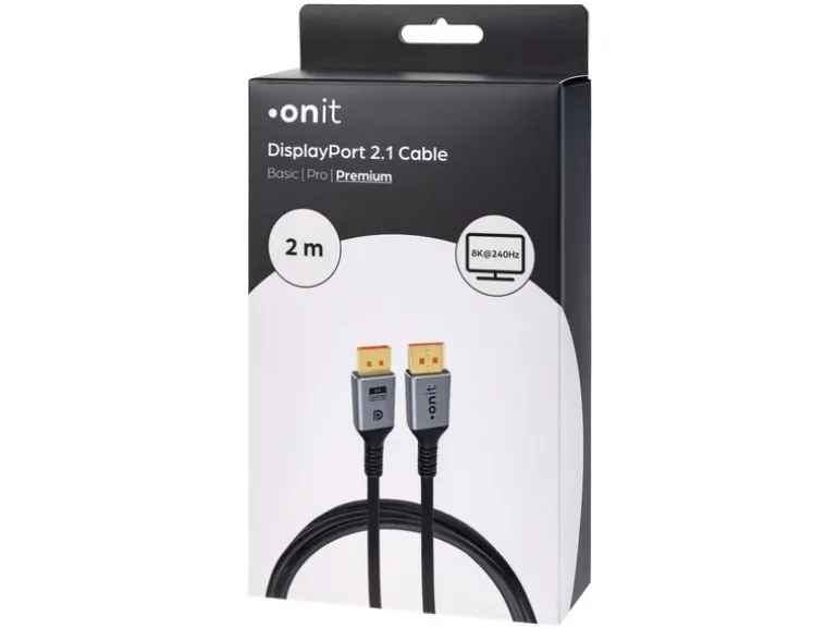 onit Kabel 16K@60 Hz DisplayPort - DisplayPort, 2 m
