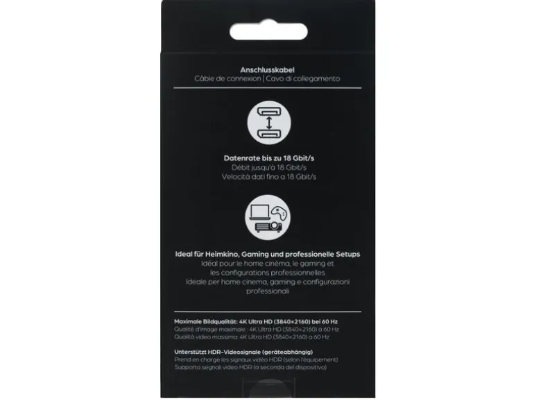onit Kabel Premium HDMI - HDMI, 4K/60Hz, 1 m