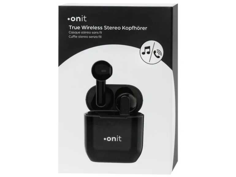 onit True Wireless In-Ear-Kopfhörer Entry Schwarz