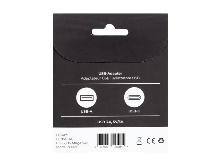 onit USB 3.1 Adapter USB-A Stecker - USB-C Buchse, 1 Stück