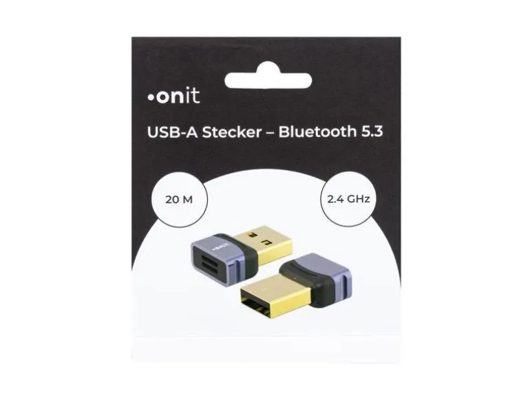 onit USB-Bluetooth-Adapter USB-A – Bluetooth 5.3, 1 Stück
