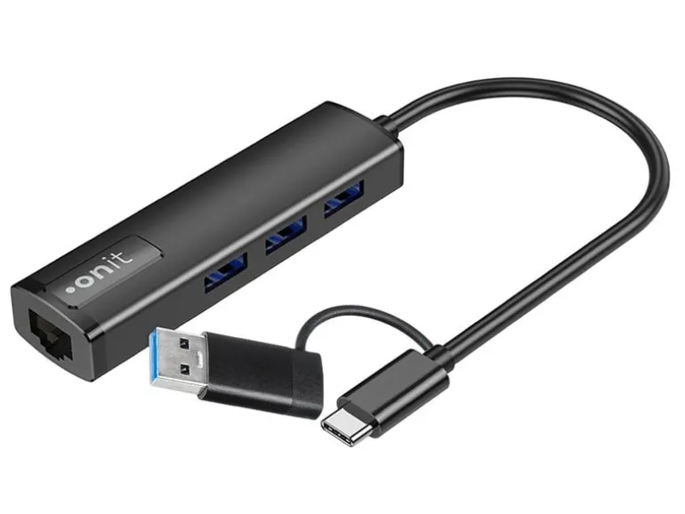 onit USB-Hub C/A – 3A1RJ45
