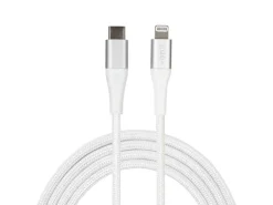 onit USB 2.0-Kabel 30 W, MFi, USB-C - Lightning, 1 m, Weiss