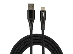 onit USB 2.0-Kabel 66 W, USB-A - USB-C, 1 m, Schwarz