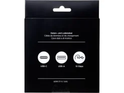 onit USB 3.1-Kabel 66 W, USB-A - USB-C, 2 m, Weiss