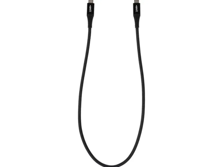 onit USB 3.0-Kabel 60 W, USB-C - USB-C, 0.5 m, Schwarz