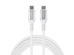 onit USB 3.1-Kabel 100 W, USB-C - USB-C, 2 m, Weiss
