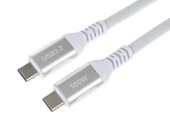 onit USB 3.1-Kabel 100 W, USB-C - USB-C, 0.5 m, Weiss