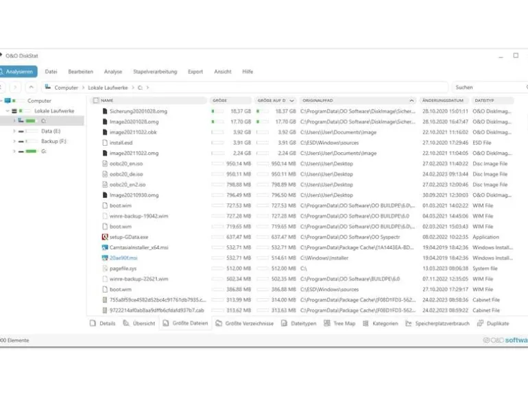 O&O Software DiskStat 4 ESD, Vollversion