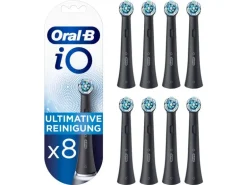 Oral-B Zahnbürstenkopf iO Ultimative Reinigung, Schwarz, 8 Stück
