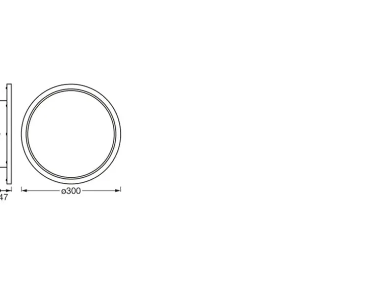 OSRAM Badezimmerleuchte SMART+ Orbis Disc 30 cm, TW