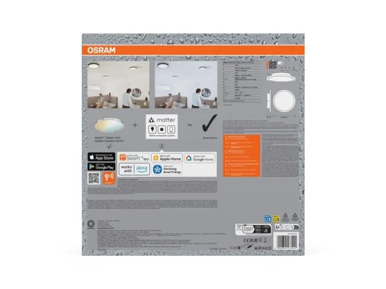 OSRAM Badezimmerleuchte SMART+ Orbis Disc 30 cm, TW