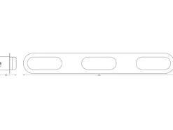 OSRAM Badezimmerleuchte SMART+ Matter Orbis Wall Duplo 450 mm, TW