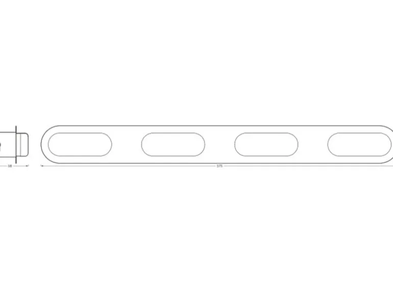 OSRAM Badezimmerleuchte SMART+ Matter Orbis Wall Duplo, 580 mm, TW