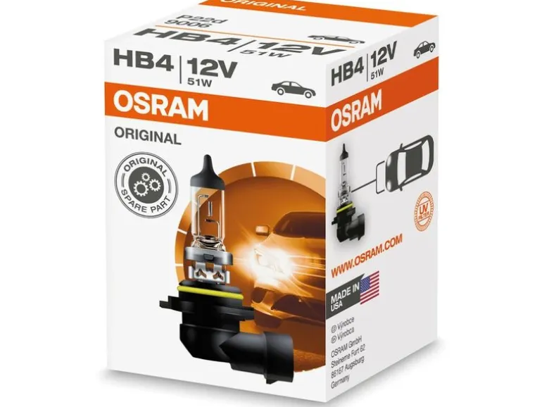 OSRAM Glühlampe 12V HB4 12V 51W P22d PKW