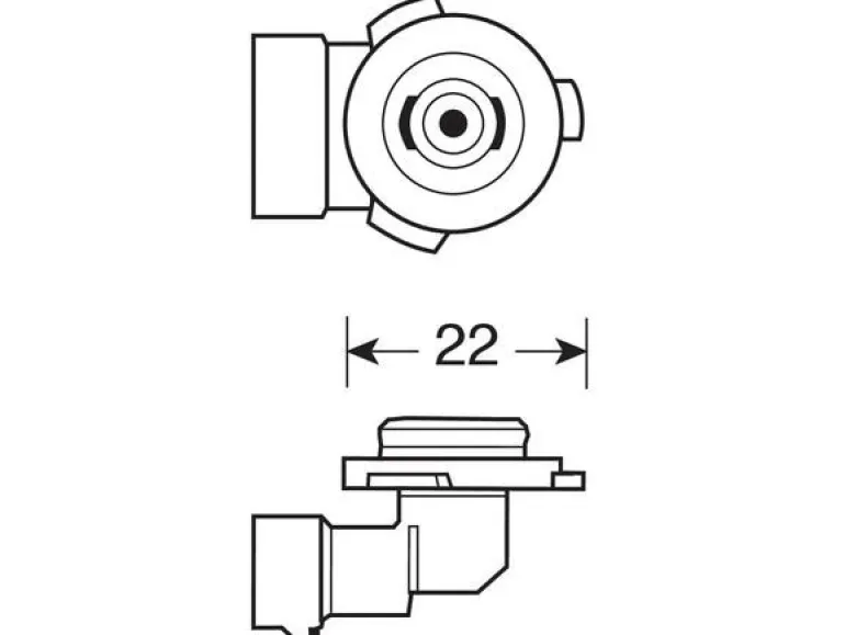 OSRAM Glühlampe 12V HB4 12V 51W P22d PKW