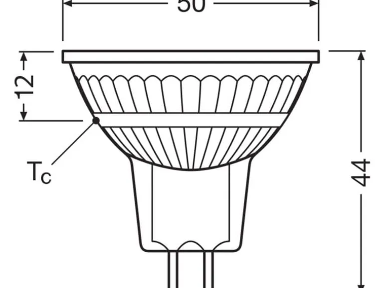 OSRAM Lampe LED STAR MR16 3.4W Warmweiss (WW)