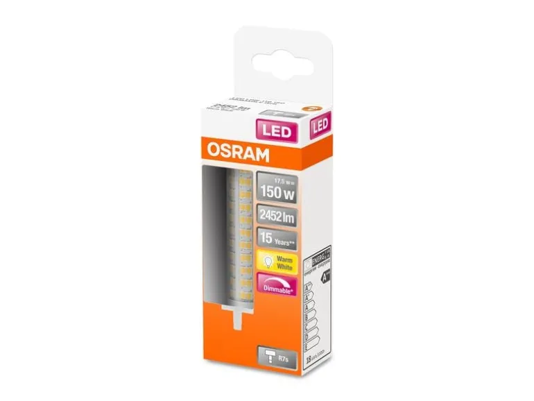 OSRAM Lampe Superstar Line 118, 17.5W, R7 s Warmweiss (WW)