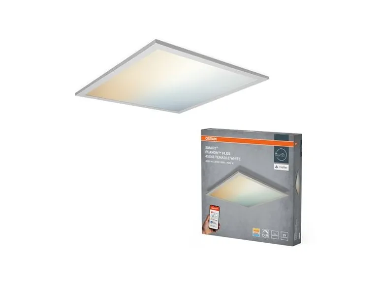OSRAM LED-Panel 450 x 450 mm, 28 W, 2000 lm, 3000-6500 K, Weiss