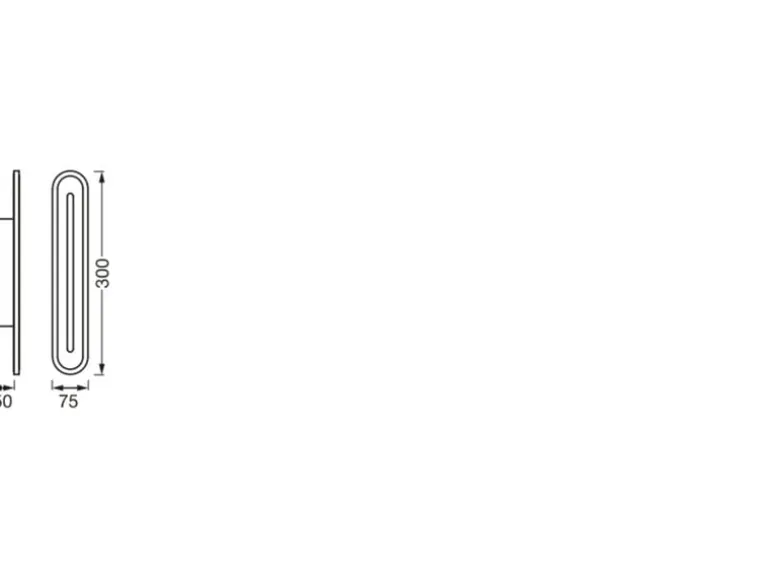 OSRAM SMART+ Matter Orbis Wall Bath 300 x 38 mm TW