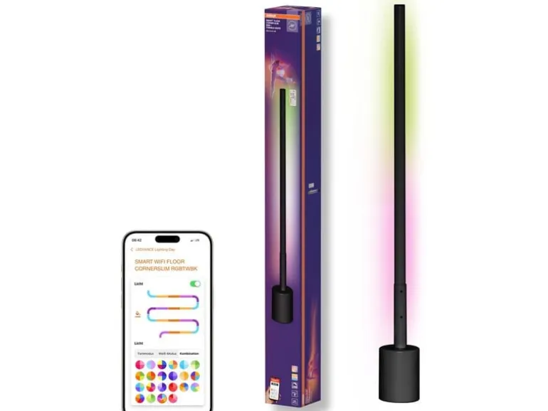 OSRAM Stehleuchte SMART+ FLOOR CORNER SLIM RGB + TW + RC