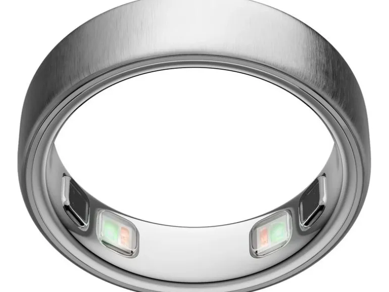 Oura Ring 5 Titan Brushed Silver Grösse 9