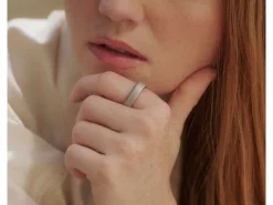Oura Ring 5 Titan Brushed Silver Grösse 9