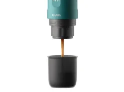 OUTIN Reisekaffeemaschine Nano Blaugrün