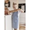 OYOY Kochschürze Striped Denim Elephant Blau