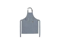 OYOY Kochschürze Striped Denim Elephant Blau