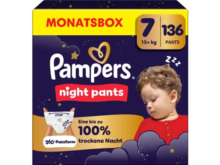 Pampers Baby Dry Night Pants Grösse 7