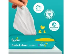 Pampers Feuchttücher Fresh Clean Aloe 15 x 80 Stk.