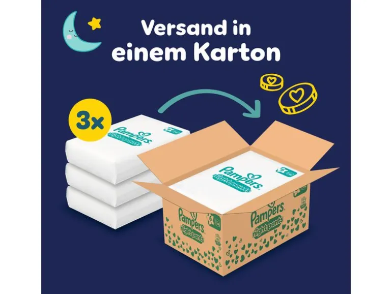 Pampers Nachtwindeln Baby Dry Night Pants Grösse 6