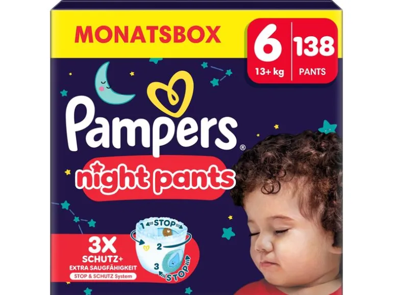 Pampers Nachtwindeln Baby Dry Night Pants Grösse 6
