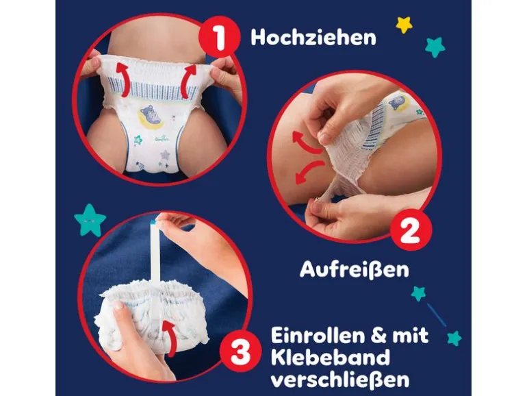 Pampers Nachtwindeln Baby Dry Night Pants Grösse 6