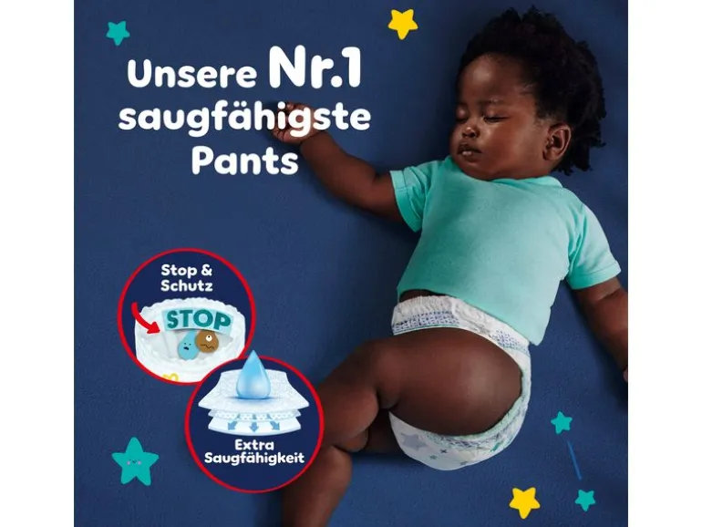 Pampers Nachtwindeln Baby Dry Night Pants Grösse 6