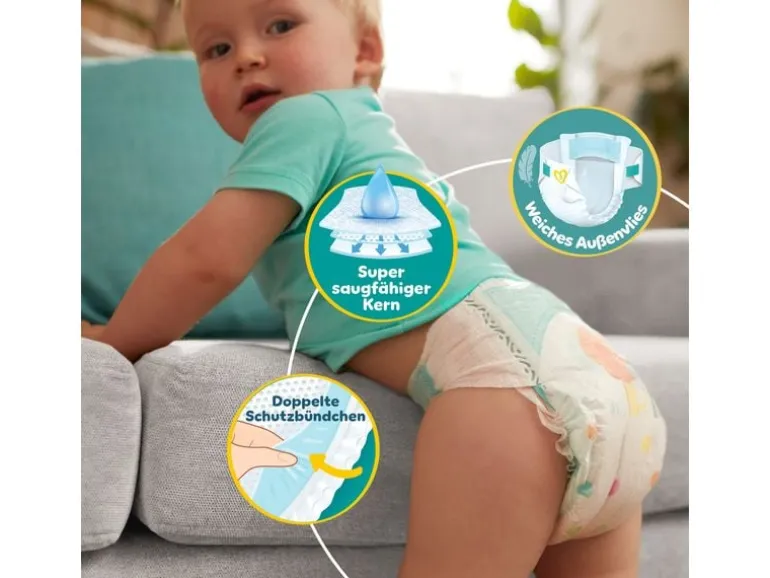 Pampers Windeln Baby Dry Extra Large Grösse 7