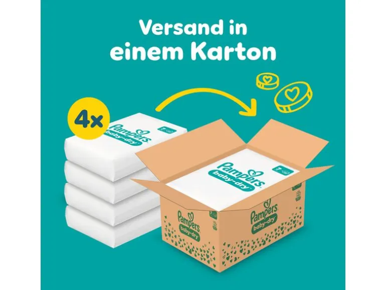 Pampers Windeln Baby Dry Extra Large Grösse 7
