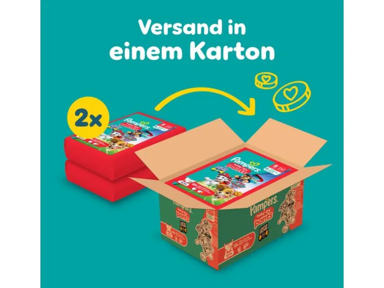 Pampers Windeln Baby Dry Pants Paw Patrol Junior Grösse 5
