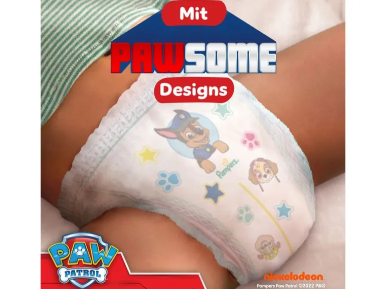 Pampers Windeln Baby Dry Pants Paw Patrol Junior Grösse 5