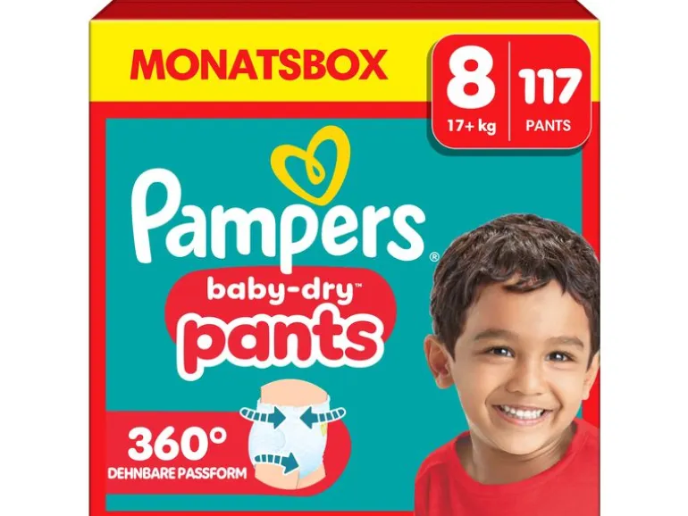 Pampers Windeln Baby Dry Pants Extra Large Grösse 8
