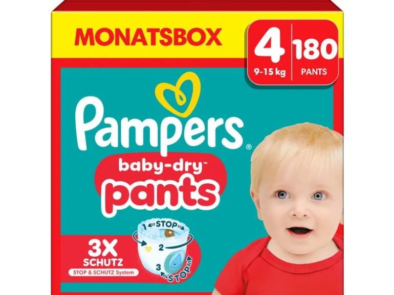 Pampers Windeln Baby Dry Pants Maxi Grösse 4
