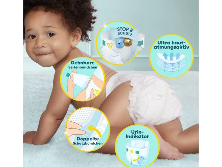 Pampers Windeln Premium Protection 4+ Maxi Grösse 4