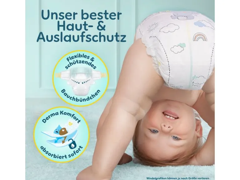 Pampers Windeln Premium Protection + Cocon Töpfchen Grösse 4