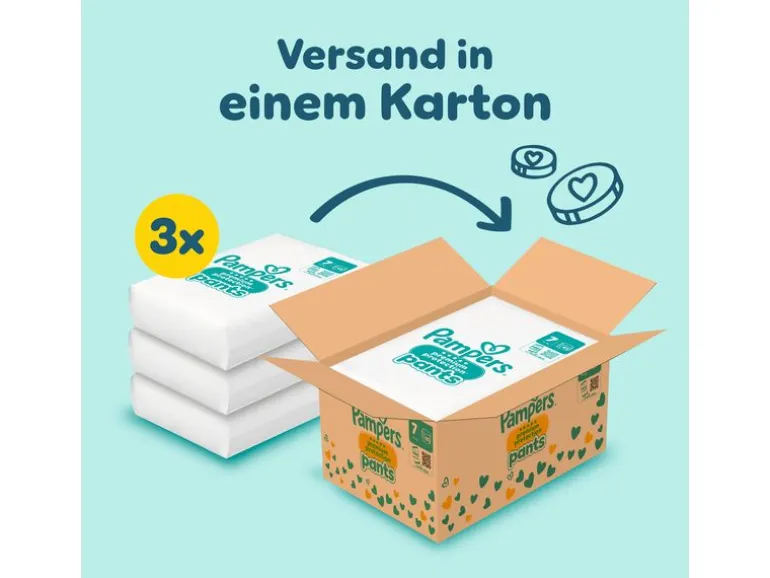 Pampers Windeln Premium Protection Pants Extra Large Grösse 7