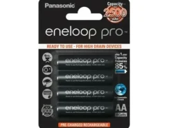 Panasonic Akku Eneloop Pro BK-3HCDE/4BE NiMH AA 2500 mAh, 4 Stück