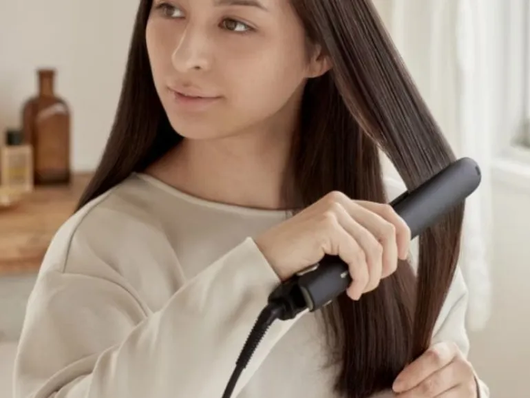Panasonic Haarglätter nanoe Black-Champagner