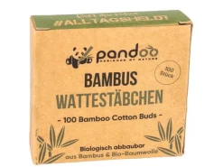 pandoo Bambus-Wattestäbchen 100 Stück