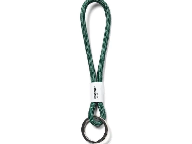 Pantone by Copenhagen Design Schlüsselanhänger Key Chain Short Nylon Dunkelgrün 18 cm