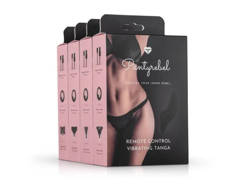 Panty Rebel Vibrierende BoyShort Schwarz